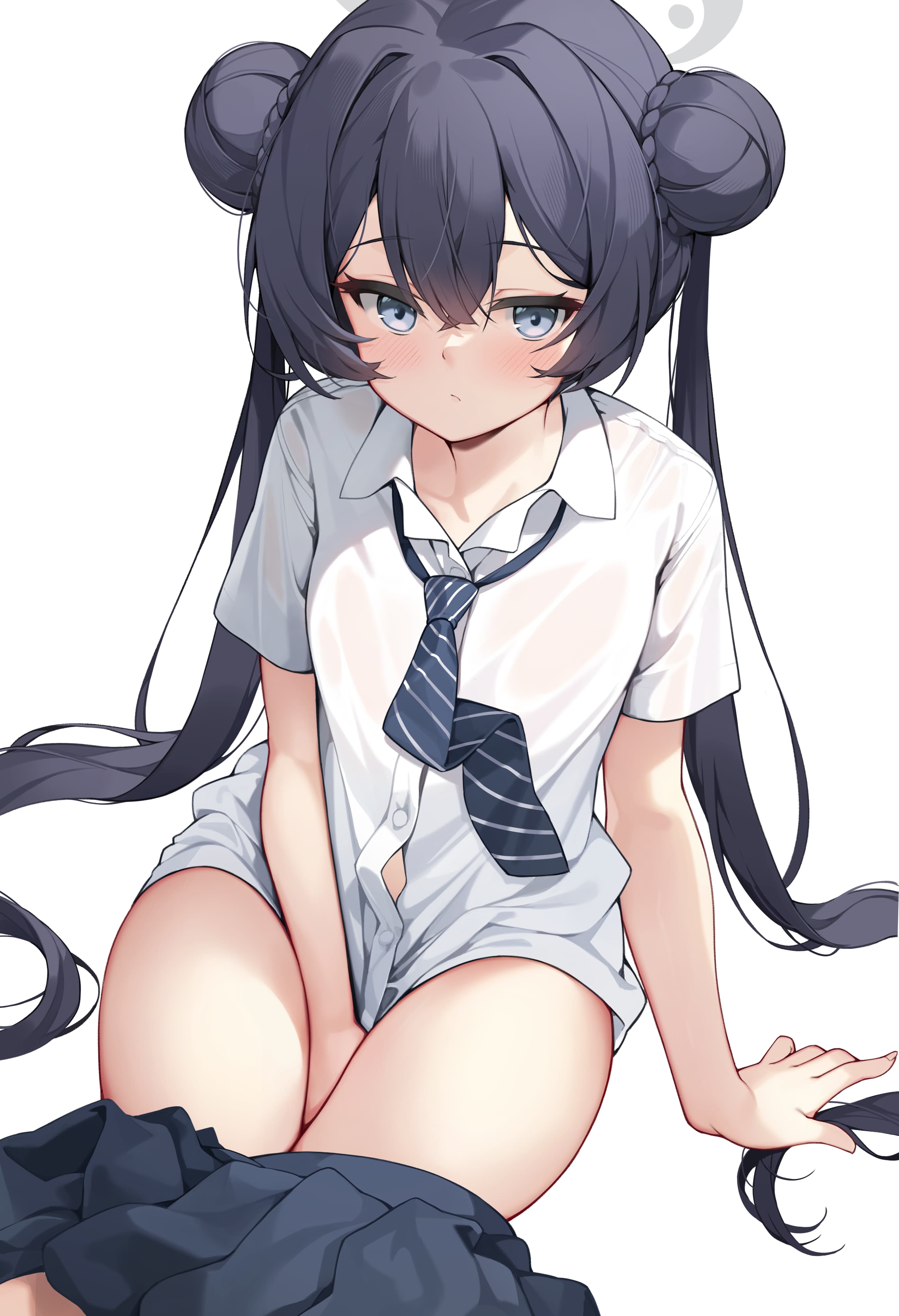 【插画精选】碧蓝档案 妃咲制服装 浦和ハナコ NIKKE：胜利女神 制服美女 会员美图推荐 插画精选-第7张