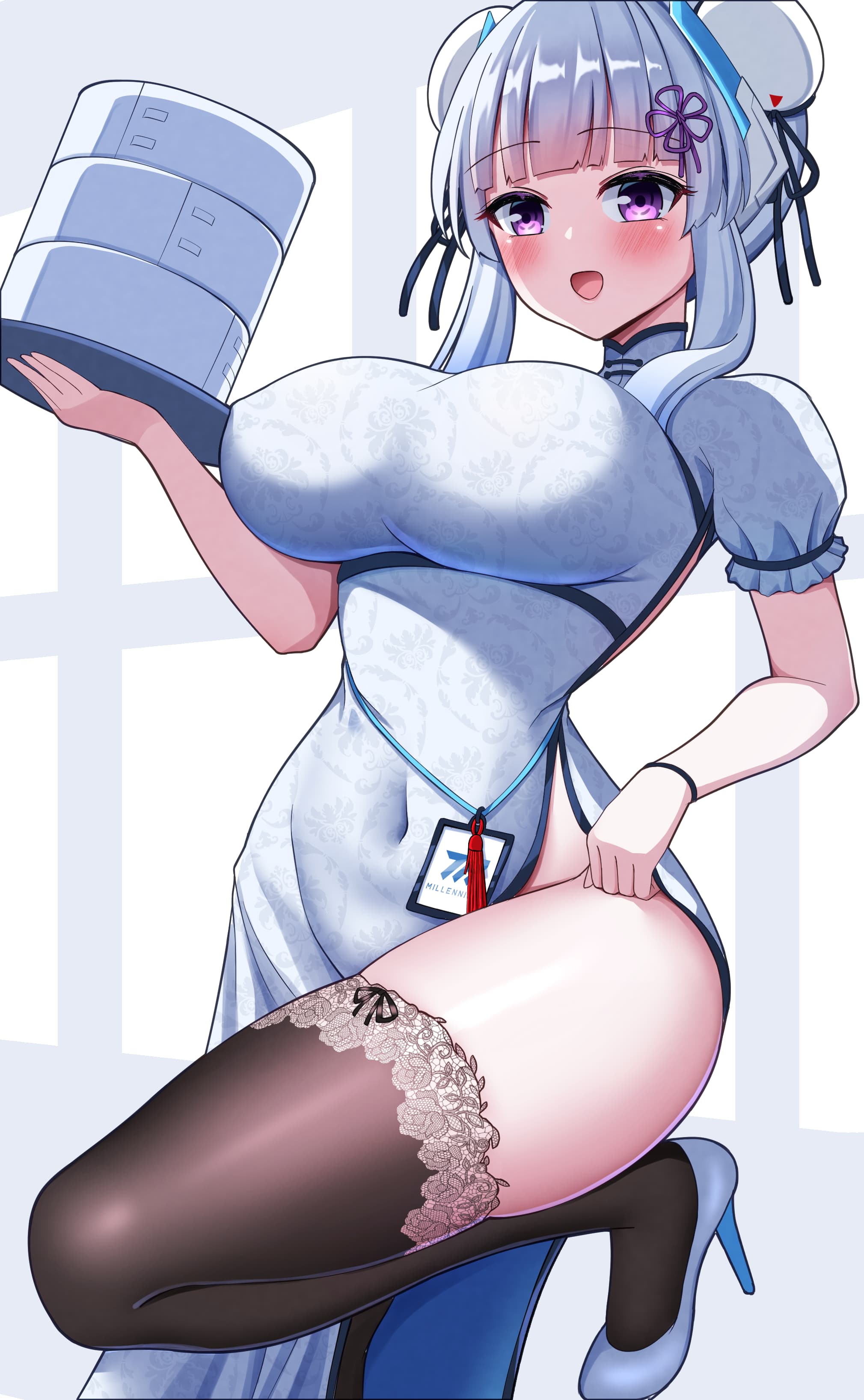 【插画精选】碧蓝档案 妃咲制服装 浦和ハナコ NIKKE：胜利女神 制服美女 会员美图推荐 插画精选-第9张