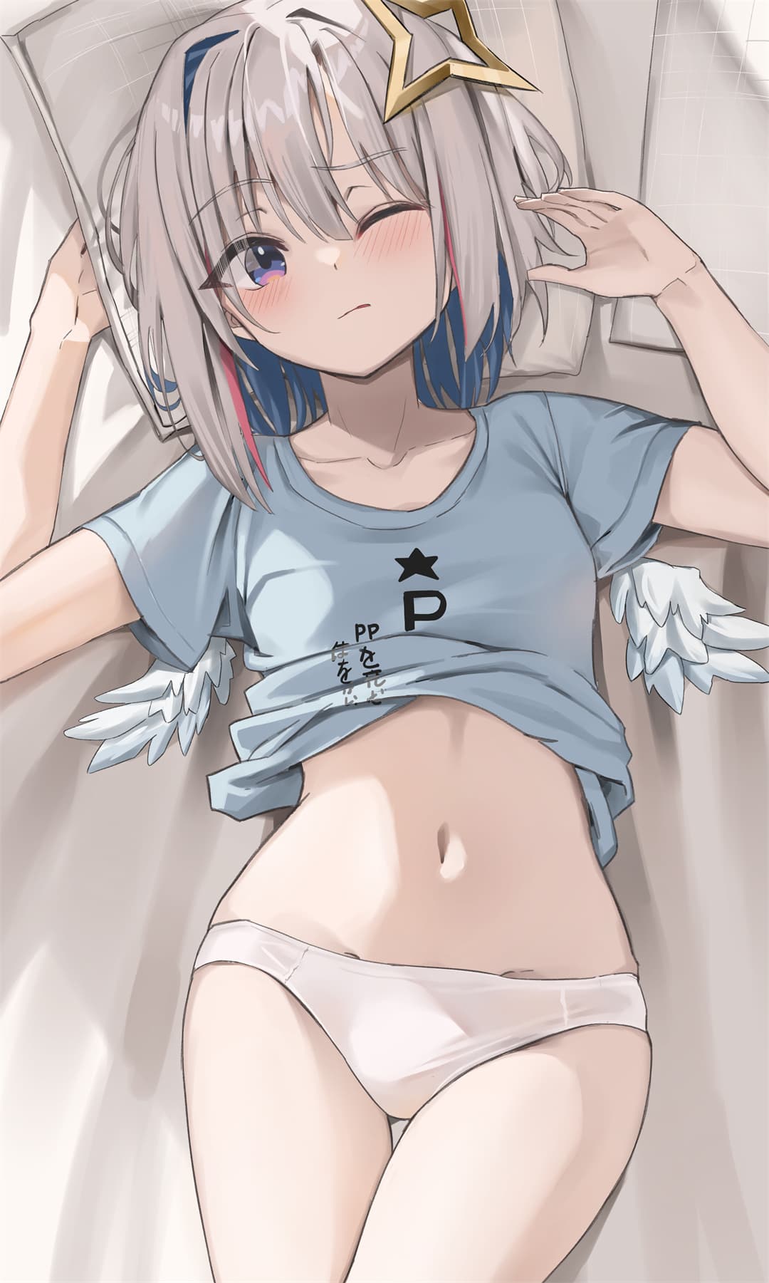 【插画精选】星穹铁道 飞霄 碧蓝档案 妃咲 金发 热裤女孩 双马尾 会员插画美图推荐 插画精选-第3张