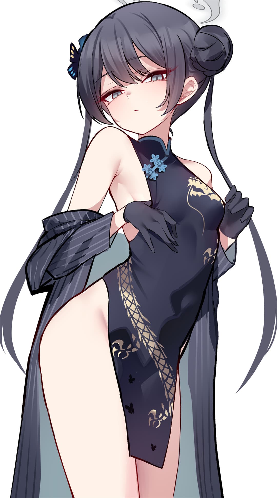 【插画精选】星穹铁道 飞霄 碧蓝档案 妃咲 金发 热裤女孩 双马尾 会员插画美图推荐 插画精选-第7张