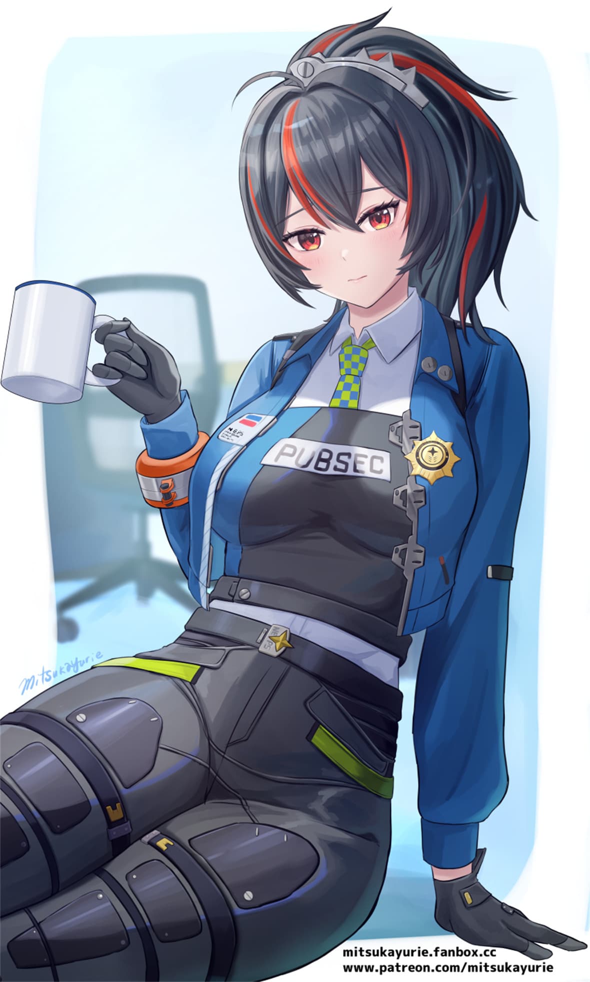 【P站美图】碧蓝档案 妃咲 仲正一花  小鸟游星野 原神 芙宁娜 双马尾初音未来  绝区零 简 插画美图推荐 P站美图-第6张