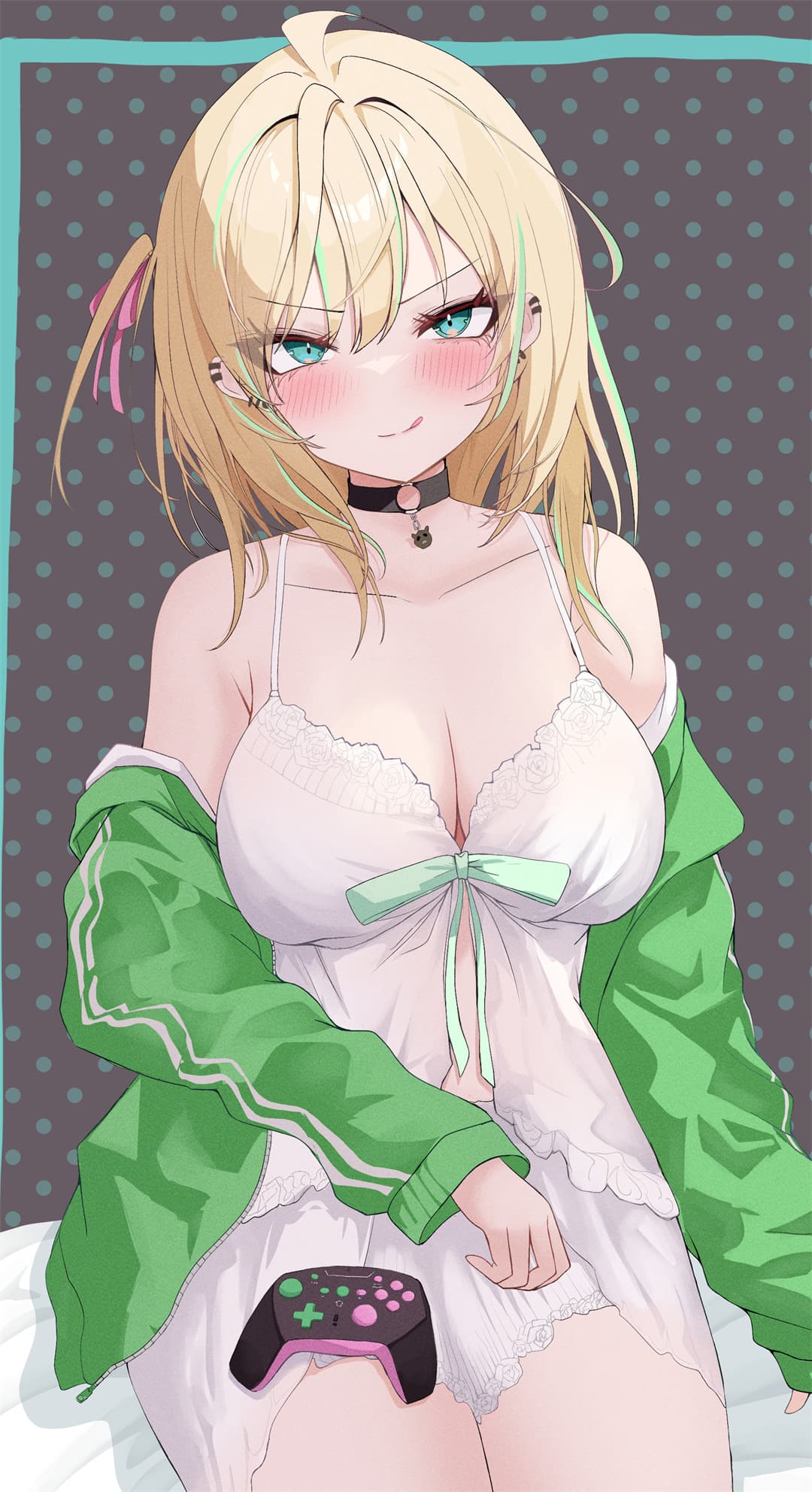 【插画精选】兽耳美少女 项圈 粉毛美少女 鎌ヶ谷桃香 原神 八重神子 会员动漫壁纸推荐 插画精选-第6张