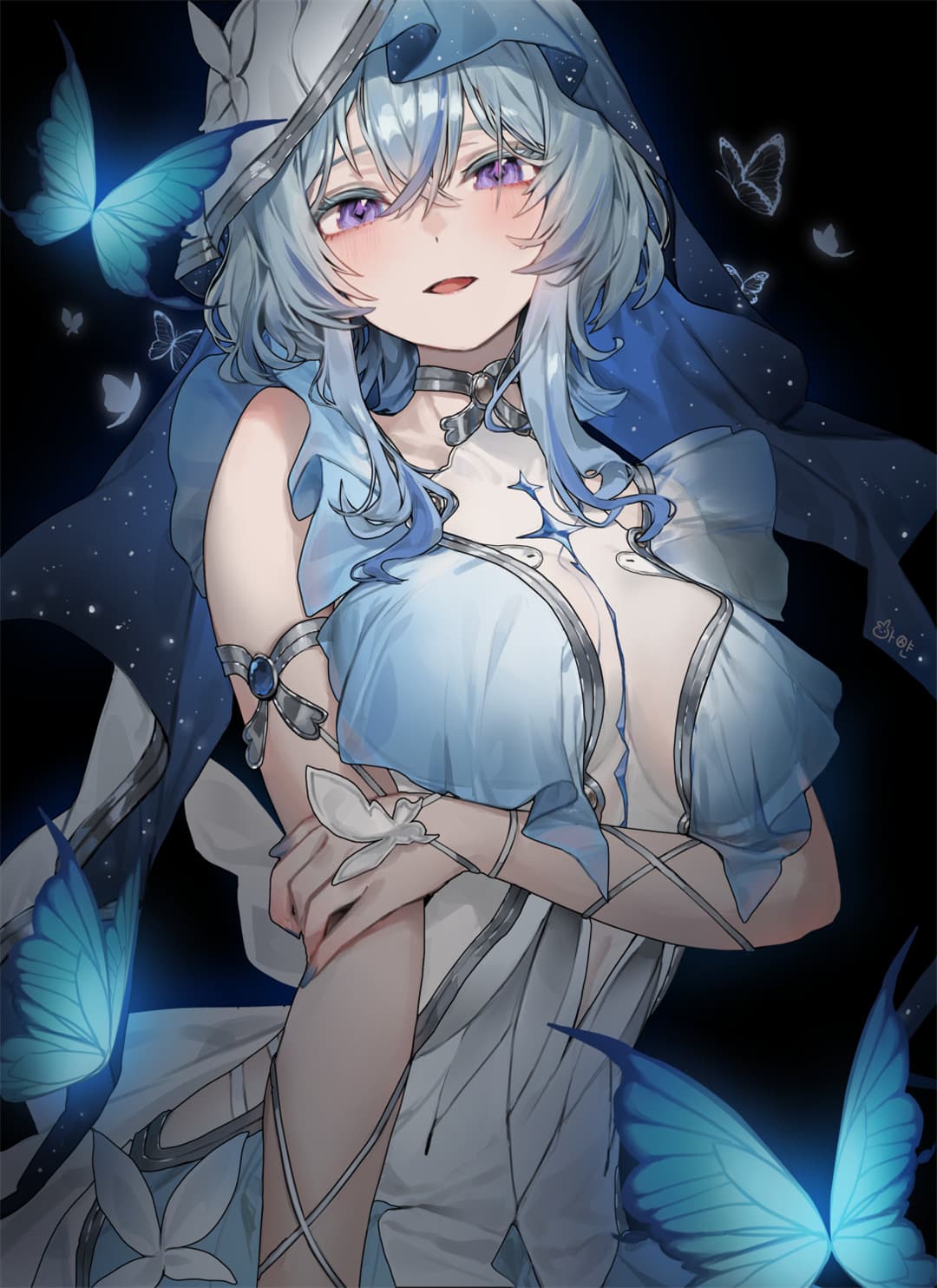【插画精选】星穹铁道 灵砂 鸣潮 守岸人 双马尾美少女 动漫美图推荐（39张） 插画精选-第2张