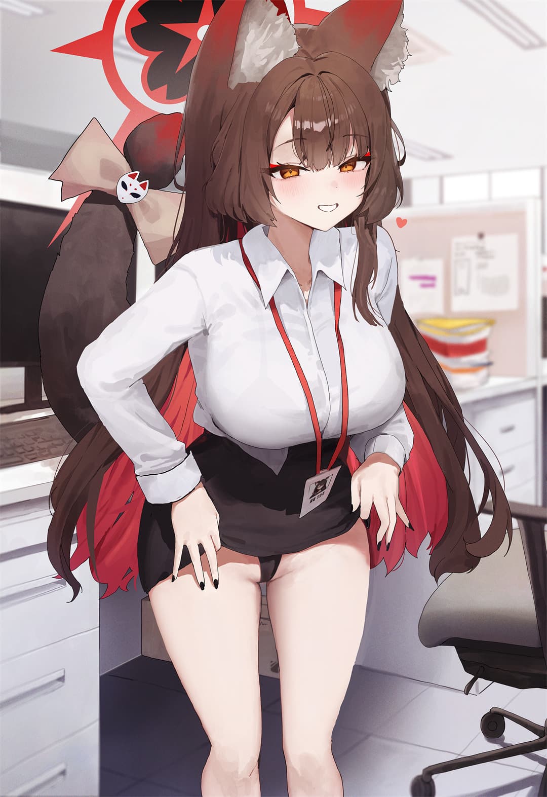 【插画精选】星穹铁道 灵砂 鸣潮 守岸人 双马尾美少女 动漫美图推荐（39张） 插画精选-第3张
