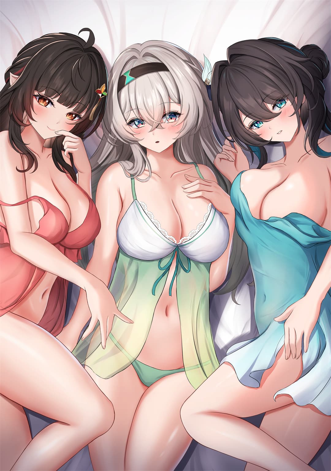 【插画精选】星穹铁道 灵砂 鸣潮 守岸人 双马尾美少女 动漫美图推荐（39张） 插画精选-第5张