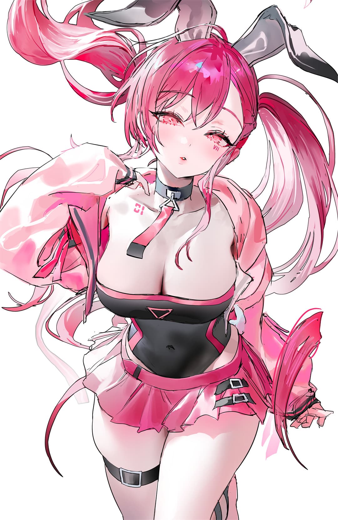 【插画精选】星穹铁道 灵砂 鸣潮 守岸人 双马尾美少女 动漫美图推荐（39张） 插画精选-第6张