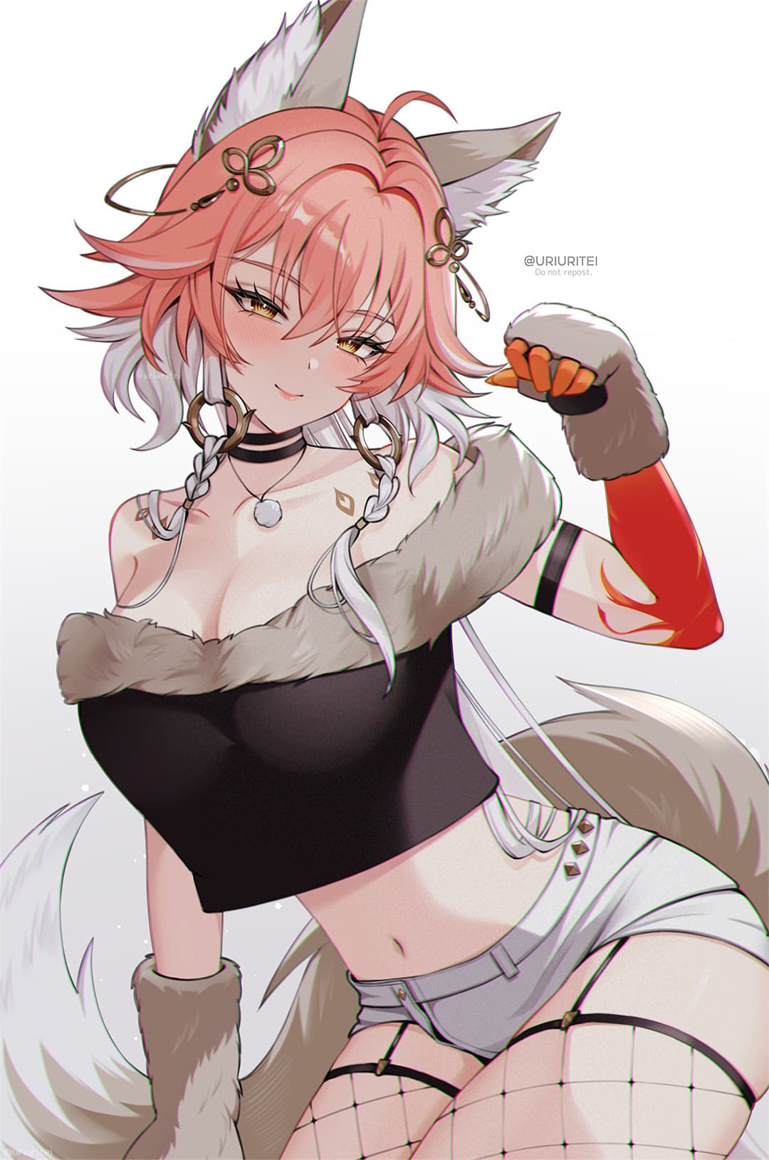 【插画精选】碧蓝档案 圣园弥香 早濑优香 明日方舟 兽耳铃兰 会员动漫美图推荐（36张） 插画精选-第2张