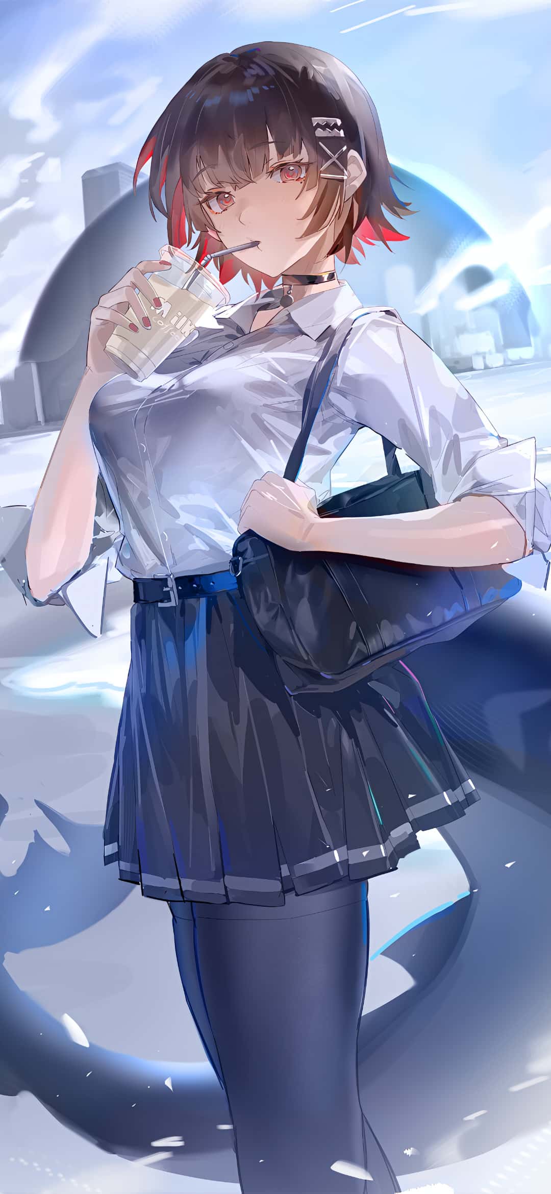 【动漫壁纸】星穹铁道 花火 原神 甘雨 碧蓝档案 早濑优香 银发制服美少女 绝区零 艾莲乔 虚拟主播 西园寺玛丽 插画美图推荐 动漫壁纸-第2张