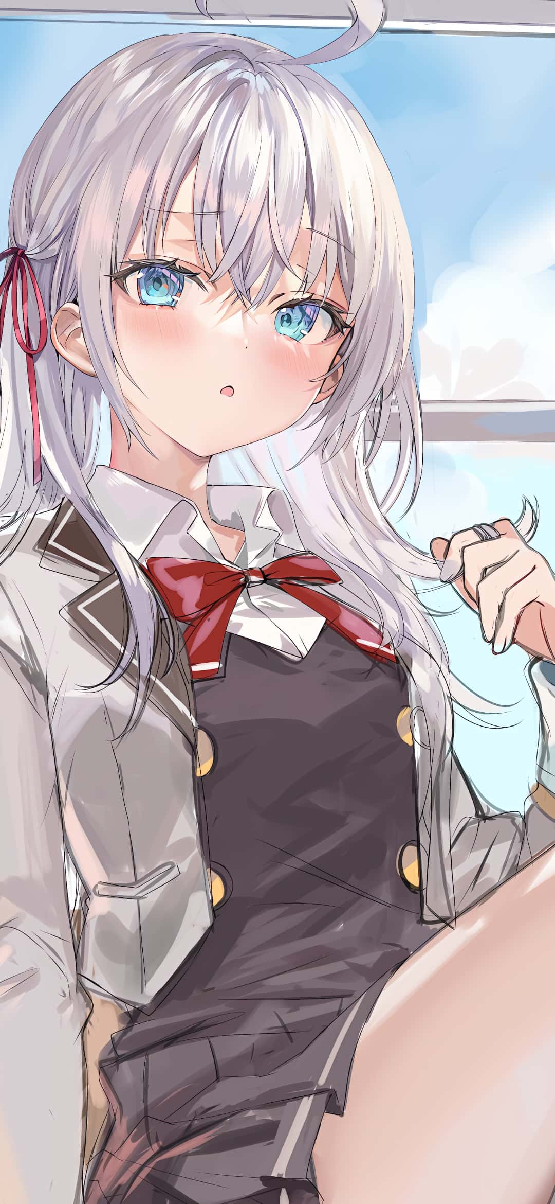 【动漫壁纸】星穹铁道 花火 原神 甘雨 碧蓝档案 早濑优香 银发制服美少女 绝区零 艾莲乔 虚拟主播 西园寺玛丽 插画美图推荐 动漫壁纸-第4张