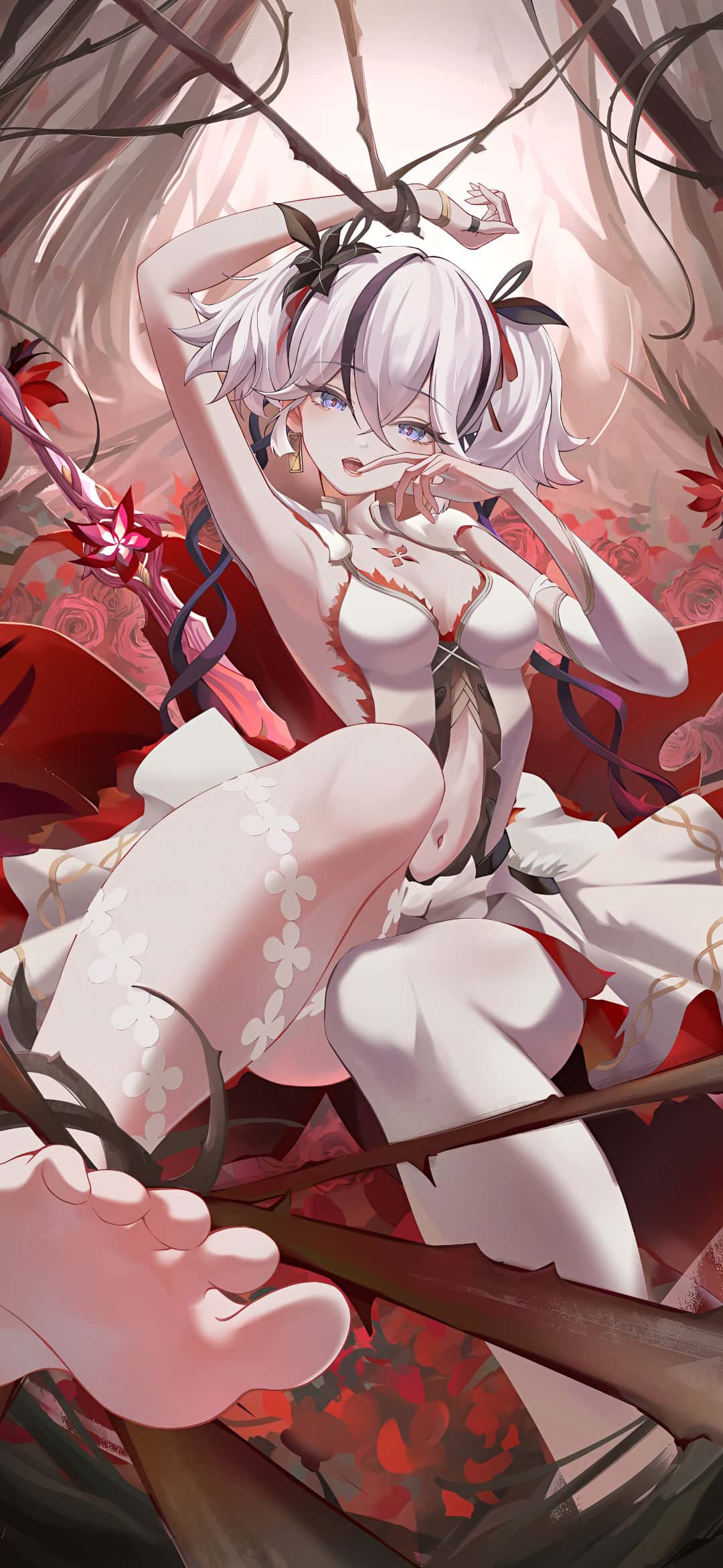 【动漫壁纸】星穹铁道 花火 原神 甘雨 碧蓝档案 早濑优香 银发制服美少女 绝区零 艾莲乔 虚拟主播 西园寺玛丽 插画美图推荐 动漫壁纸-第7张