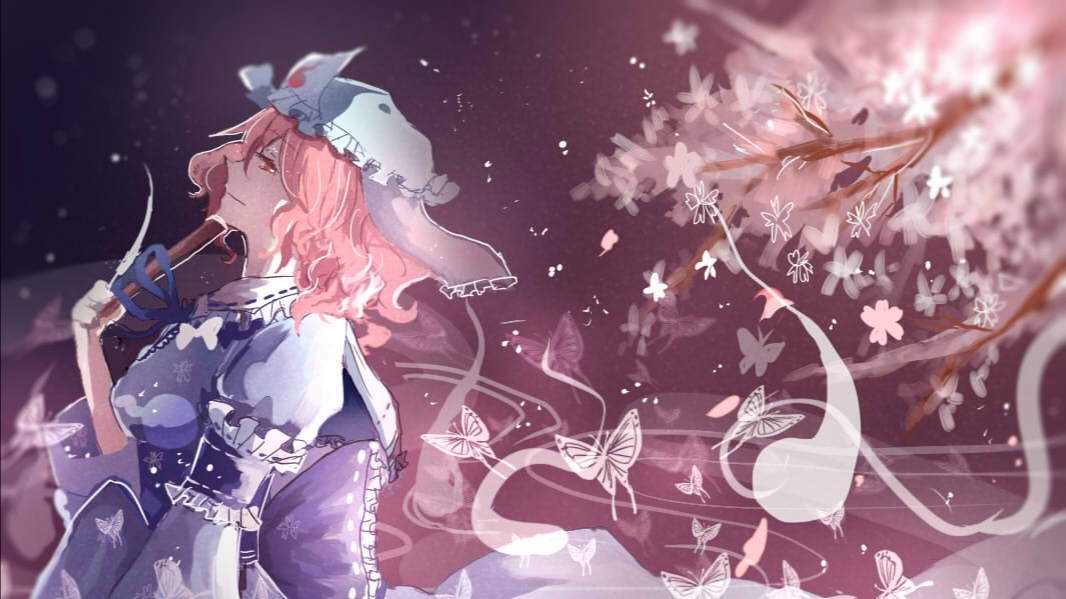 幽雅的盛开吧,墨染の樱花! 电脑壁纸-第6张