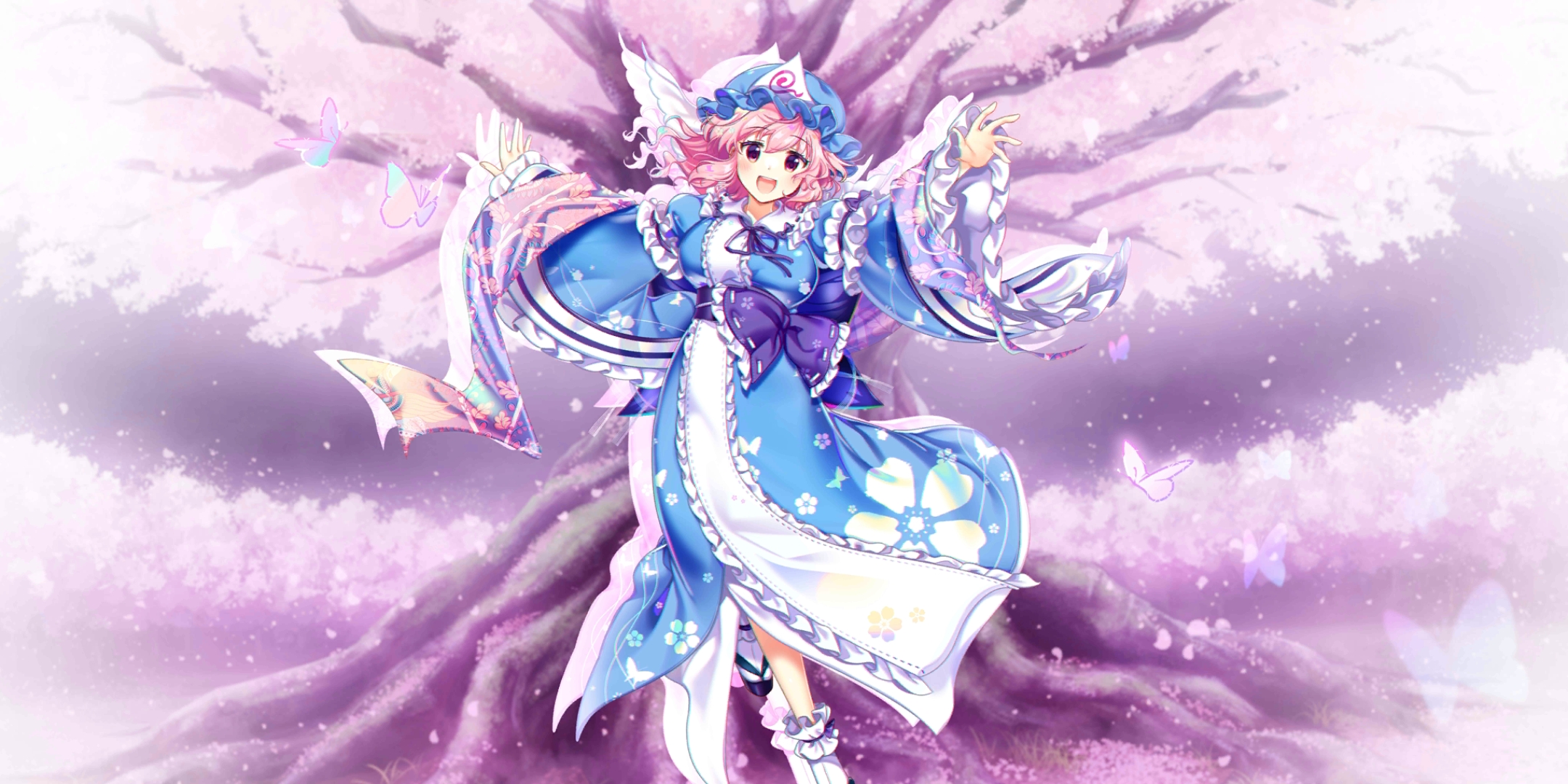 幽雅的盛开吧,墨染の樱花! 电脑壁纸-第7张