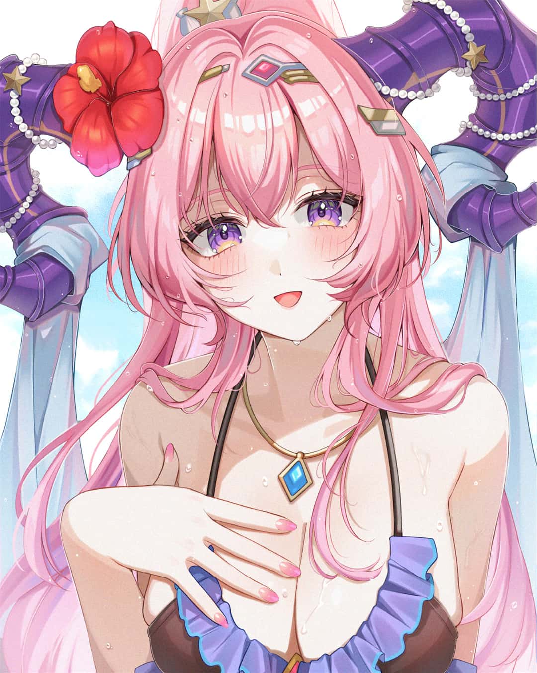【插画精选】原神  茜特菈莉 FGO 尼禄·克劳狄乌斯 碧蓝档案 夜桜キララ 会员动漫美图推荐 插画精选-第2张