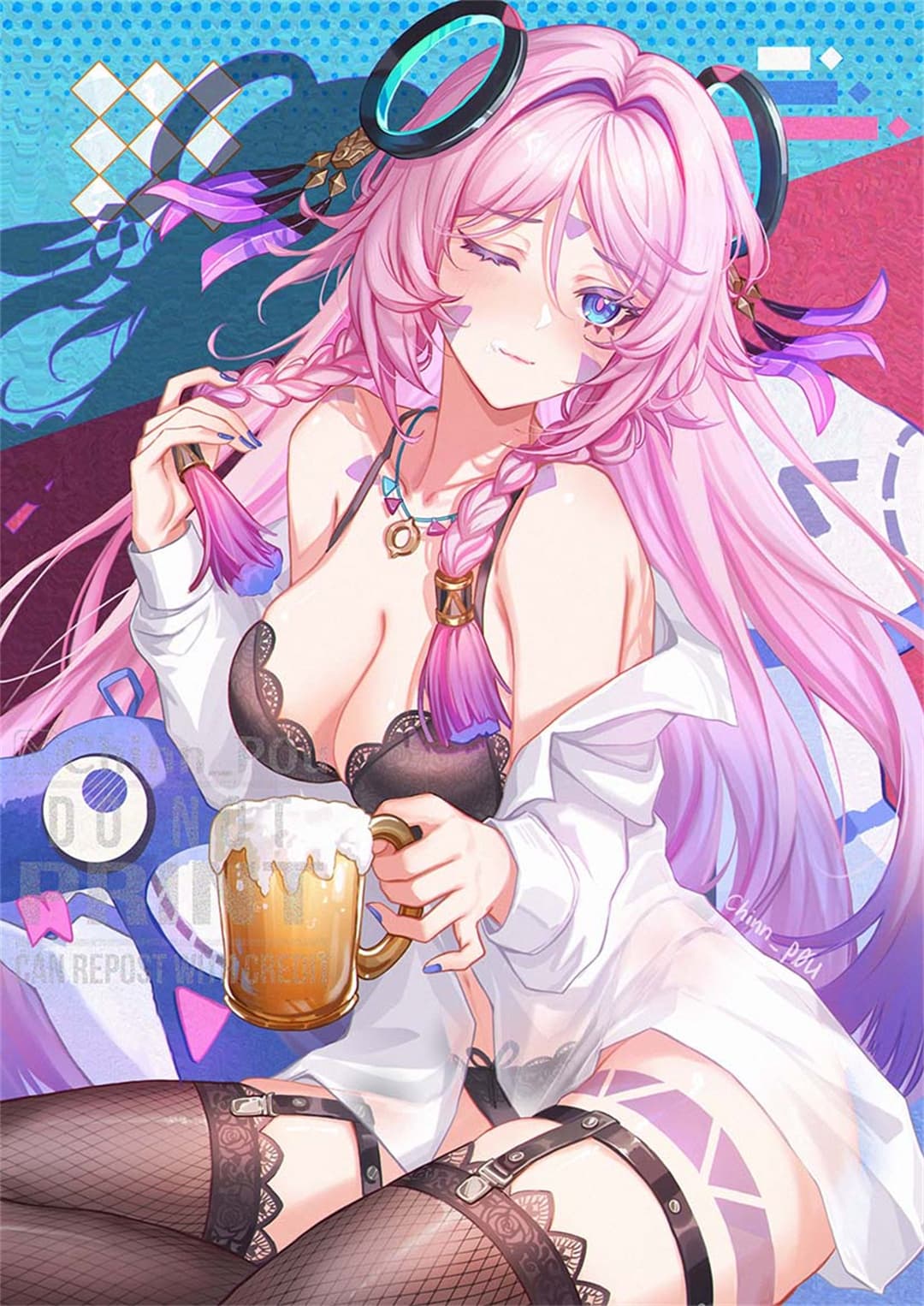 【插画精选】碧蓝航线 信浓 金鹿号 原神 茜特拉莉 会员动漫美图推荐（共49张） 插画精选-第7张