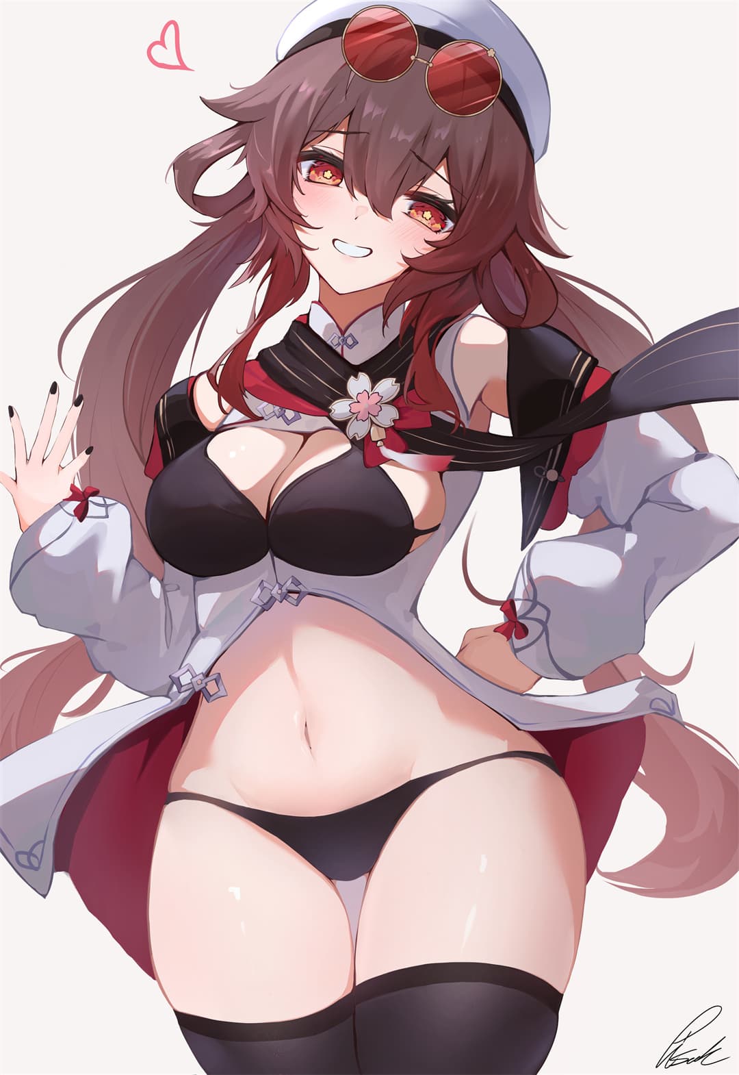 【插画精选】碧蓝档案 早濑优香 星穹铁道 花火 黑塔 原神 胡桃 会员动漫美图推荐（共38张） 插画精选-第4张