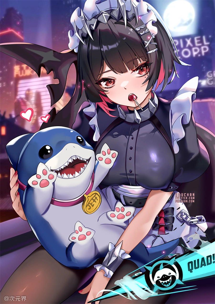 【画师推荐】原神 芙宁娜 绝区零 玲 艾莲乔 妮可 插画师SquChan的作品推荐