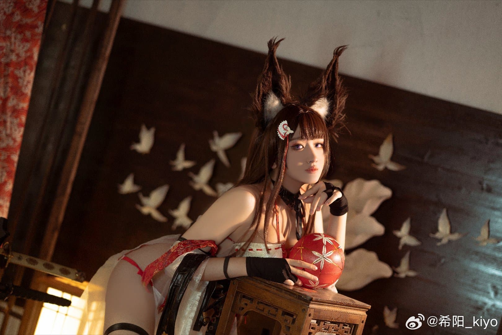 COSPLAY 我是不会漂走的。因为主上您和赤城都是如此期望的啊。碧蓝航线cos  天城-走水静莲@希阳_kiyo COSPLAY-第3张