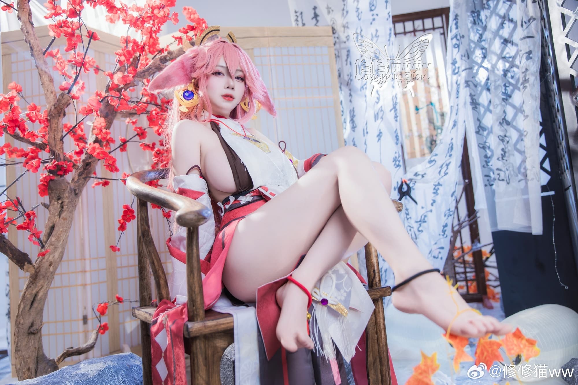 COSPLAY 快，去做些有趣的事让我看看吧。原神 八重神子@修修猫ww COSPLAY-第8张