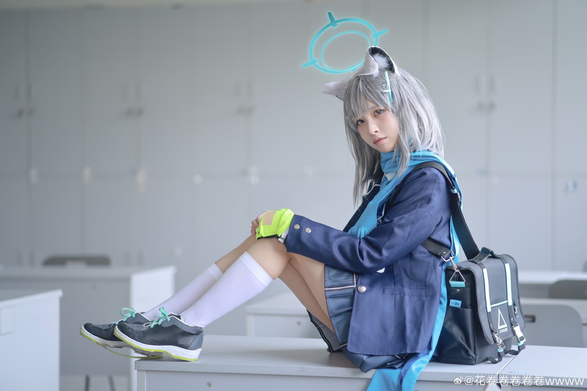 COSPLAY 碧蓝档案 砂狼白子生日快乐@花卷卷卷卷卷wwww COSPLAY-第4张