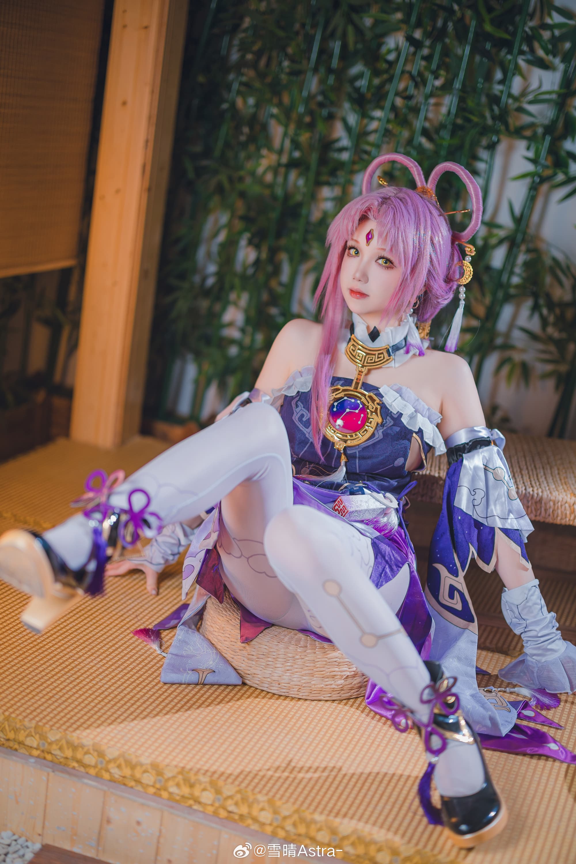COSPLAY 罗浮太卜司之首，符玄，初次见面…不，该说久见了… 崩坏：星穹铁道@雪晴Astra- COSPLAY-第6张
