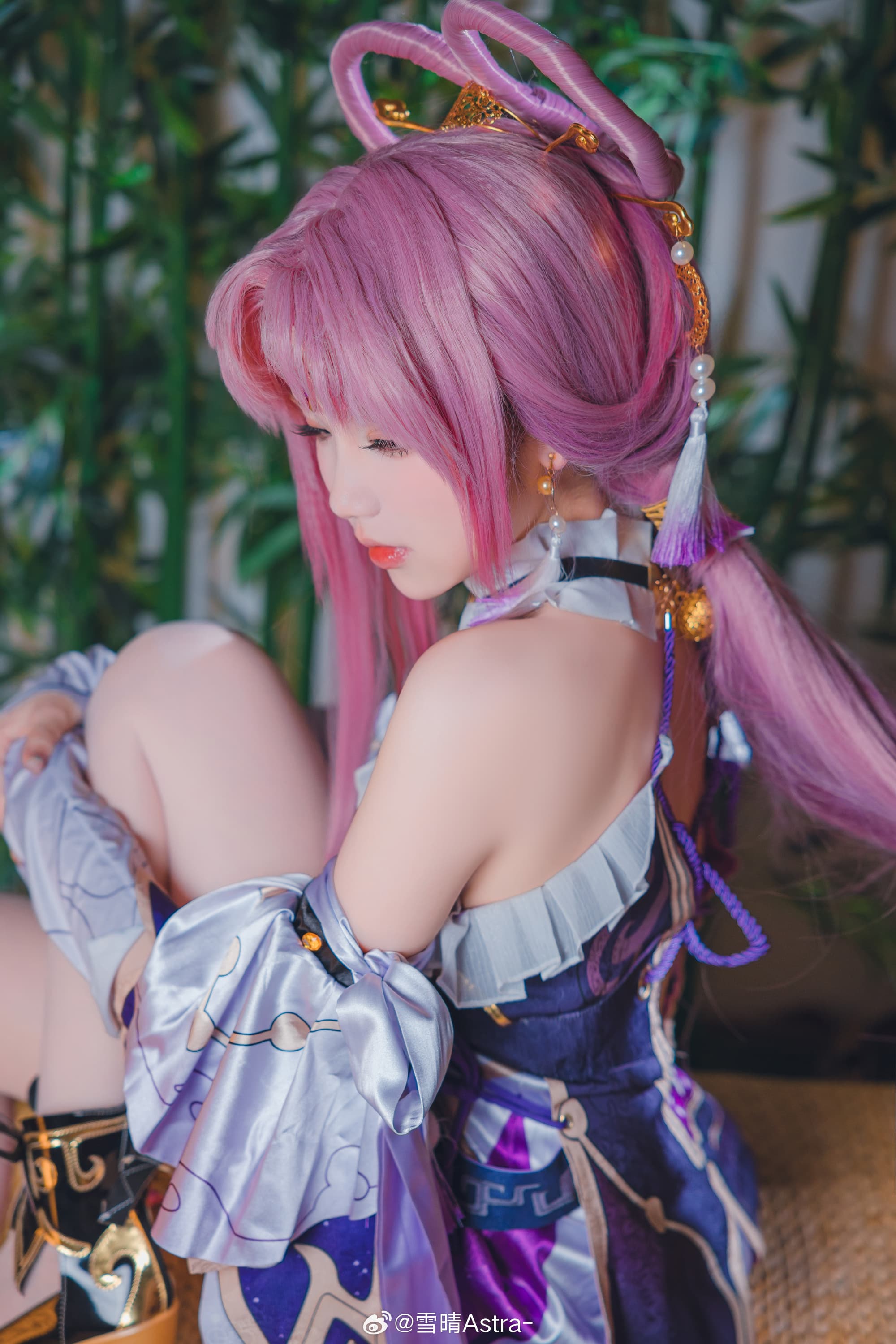 COSPLAY 罗浮太卜司之首，符玄，初次见面…不，该说久见了… 崩坏：星穹铁道@雪晴Astra- COSPLAY-第11张