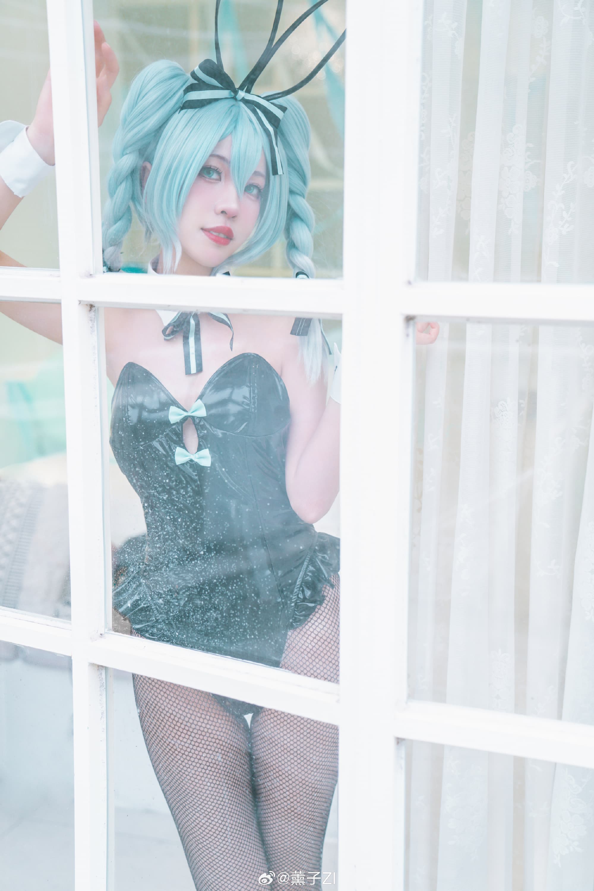 COSPLAY 今日份的兔兔能量吃啊请吃 初音ミク@薰子ZI COSPLAY-第14张