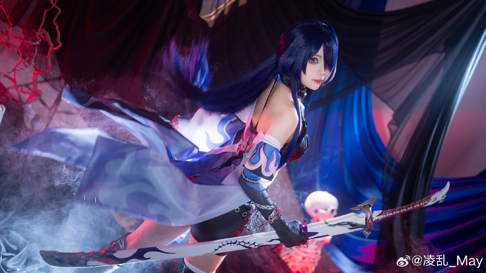 COSPLAY 我为逝者哀哭。暮雨…终将落下。星穹铁道 黄泉@凌乱_May COSPLAY-第9张