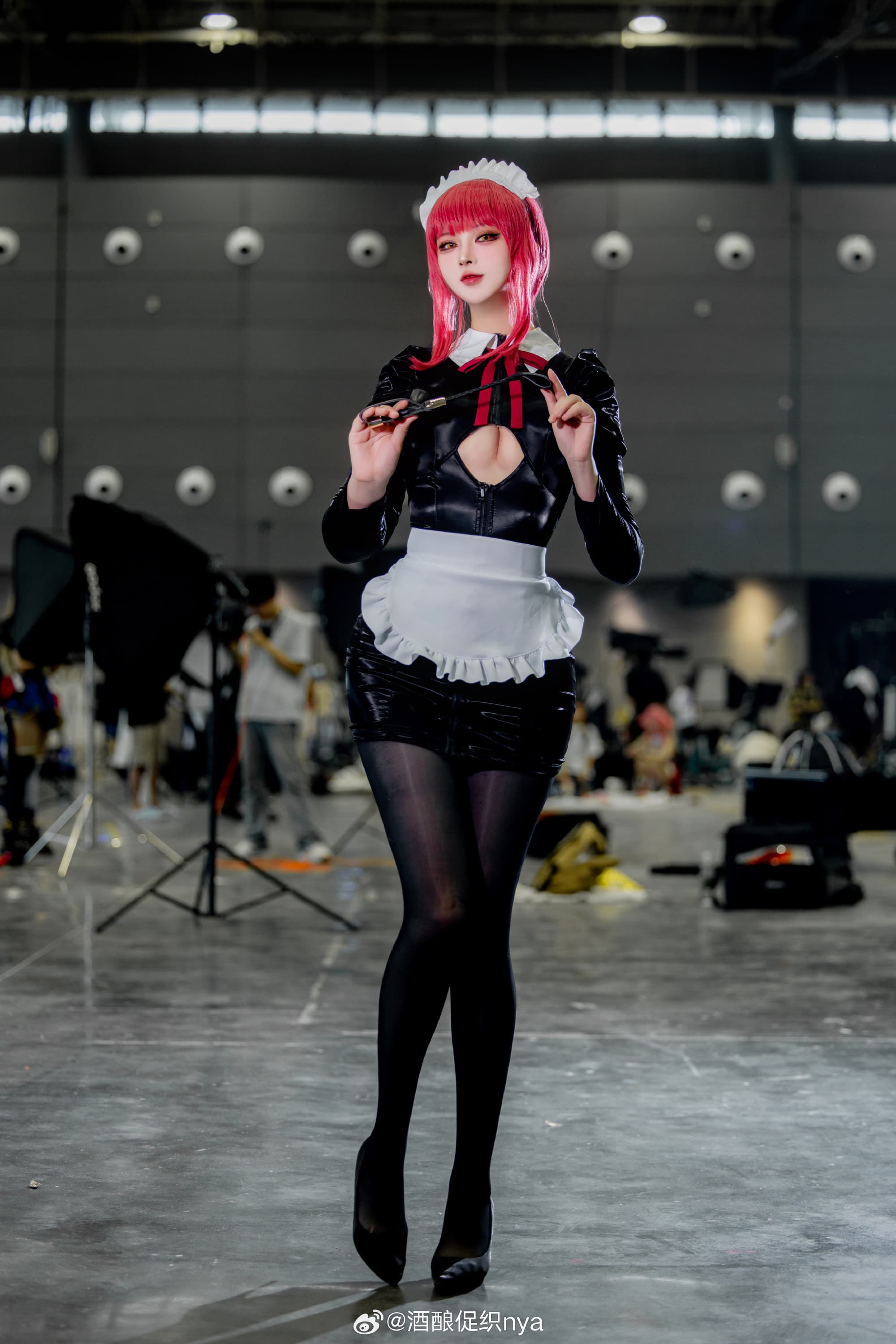 cosplay 链锯人 玛奇玛同人女仆@酒酿促织nya COSPLAY-第2张
