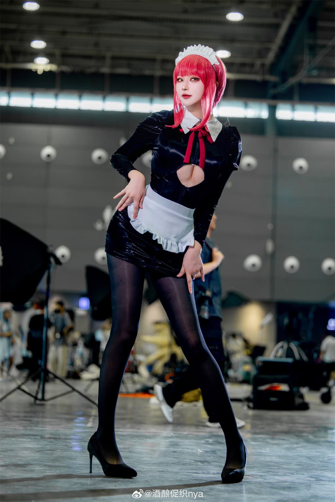 cosplay 链锯人 玛奇玛同人女仆@酒酿促织nya COSPLAY-第8张