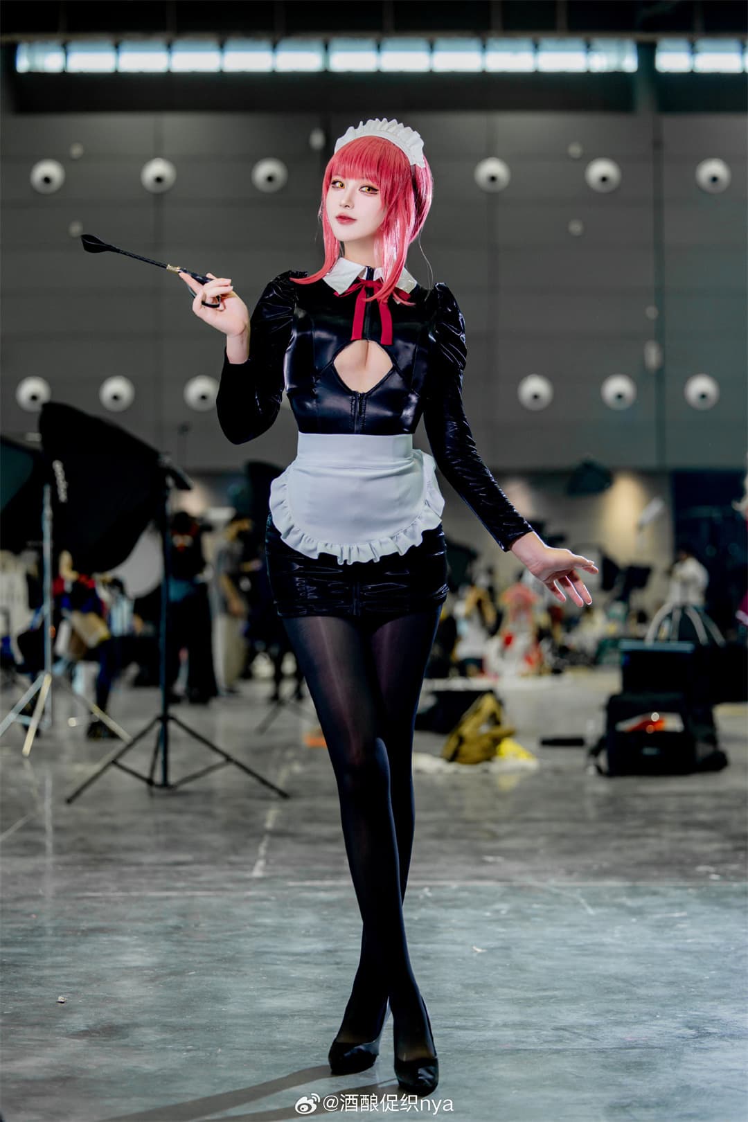 cosplay 链锯人 玛奇玛同人女仆@酒酿促织nya COSPLAY-第9张