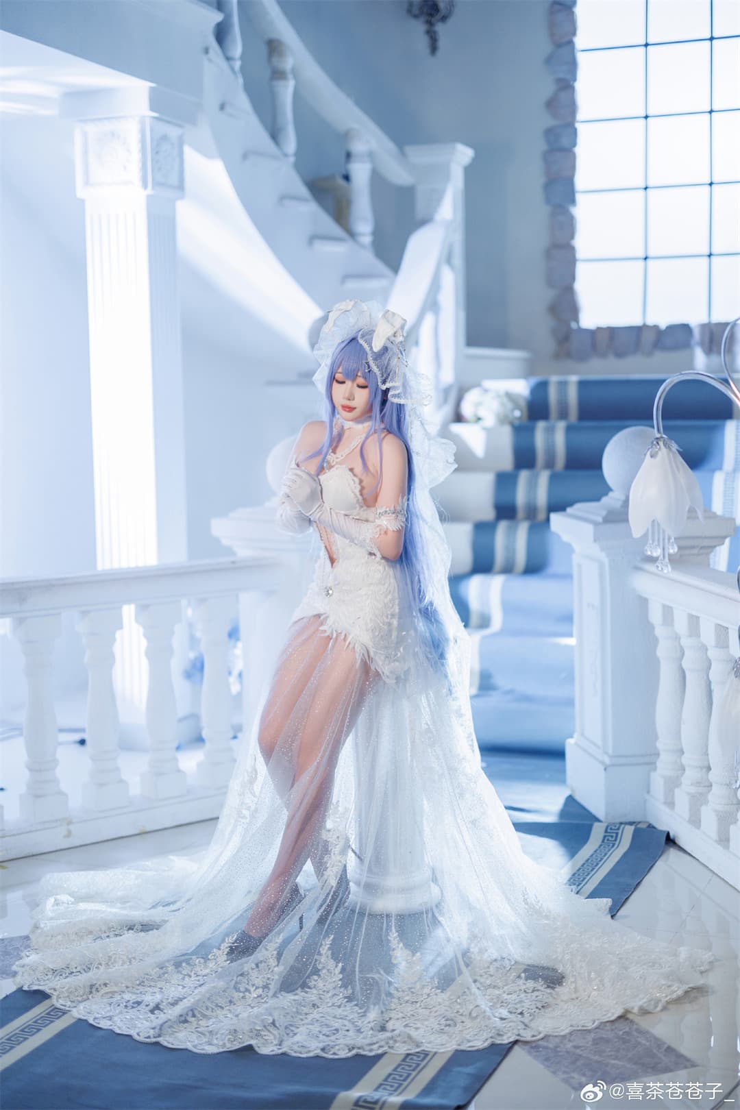 cosplay 碧蓝航线 -「花园-白雪之仪」@喜茶苍苍子_ COSPLAY-第8张