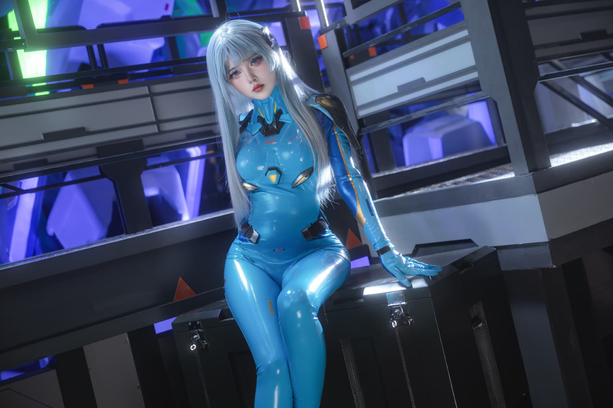 COSPLAY 上一次穿胶还是上一次 解限机@炭烤莉莉黑 COSPLAY-第7张