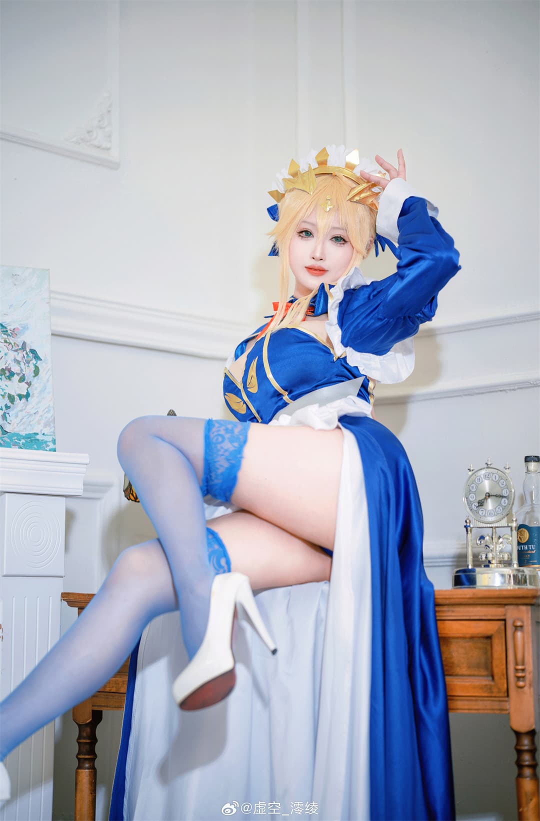 COSPLAY fate 白枪呆女仆同人@虚空_澪绫 COSPLAY-第4张