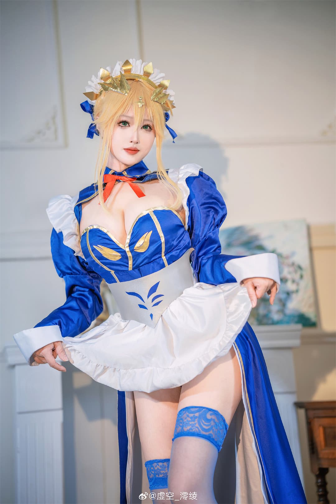 COSPLAY fate 白枪呆女仆同人@虚空_澪绫 COSPLAY-第9张
