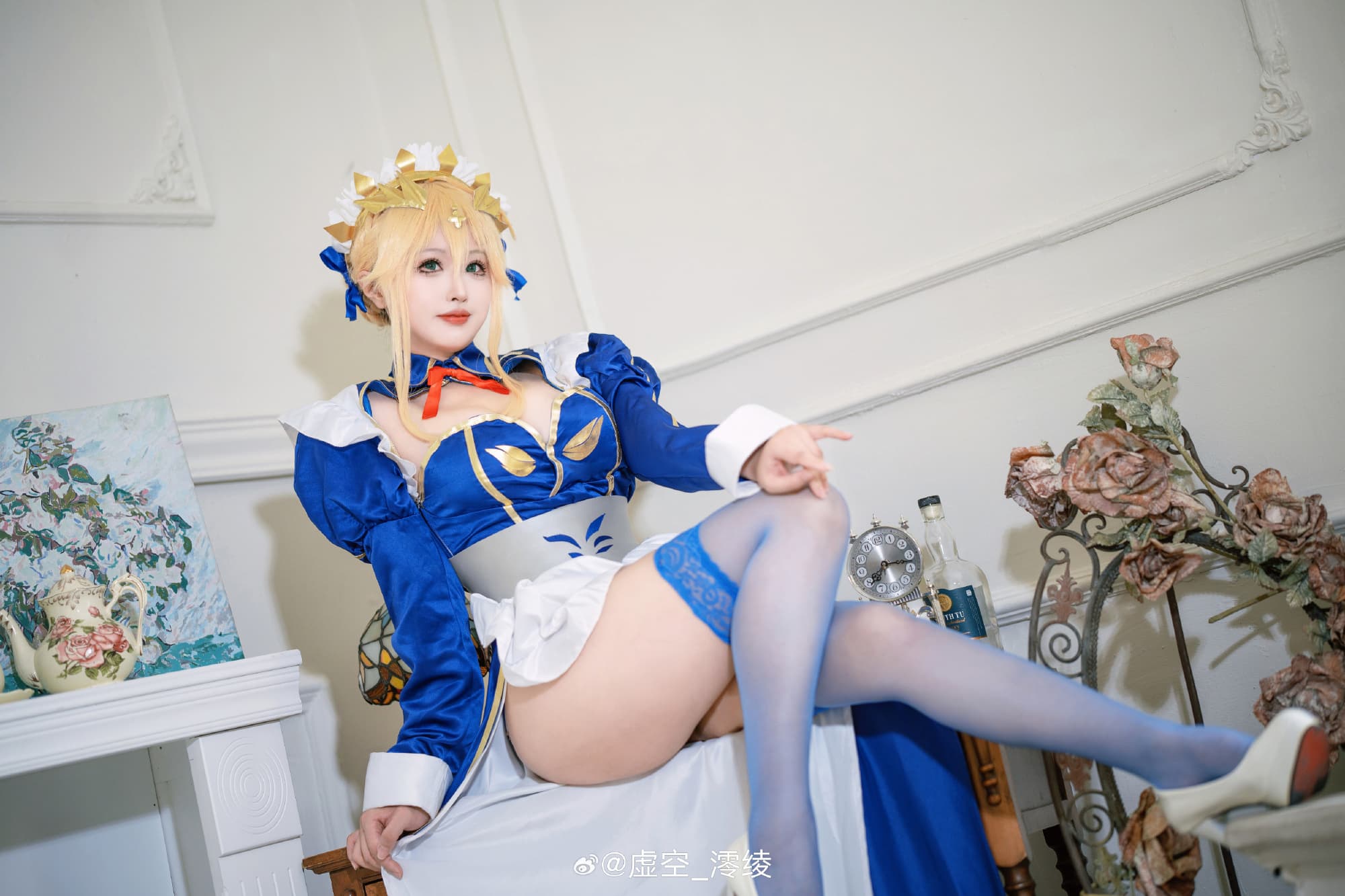 COSPLAY fate 白枪呆女仆同人@虚空_澪绫 COSPLAY-第7张